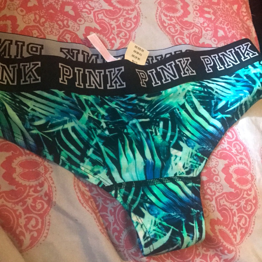 Pink palm Panty nwt